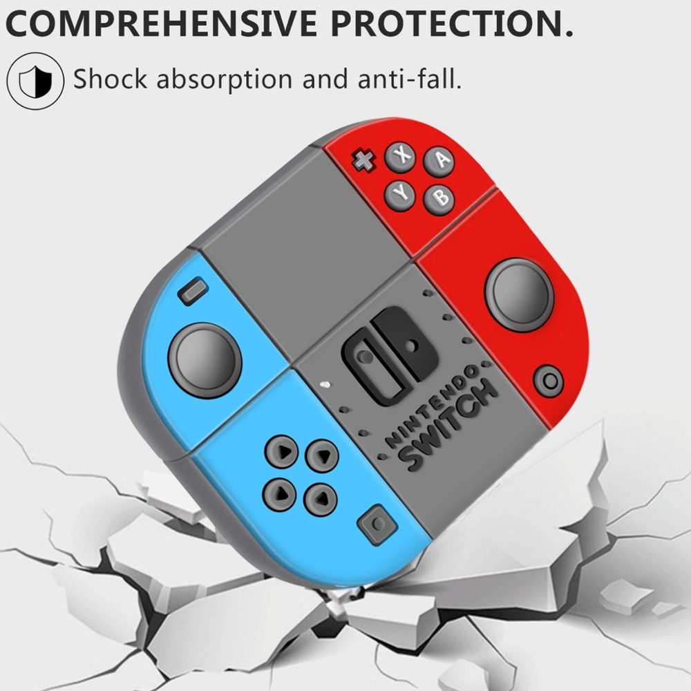 New Nintendo Switch Silicon AirPod Pro 3 Case - Picture 5 of 5
